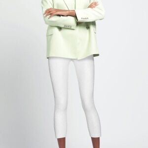 Norma Kamali white sequin stretch pants - white (NWT)